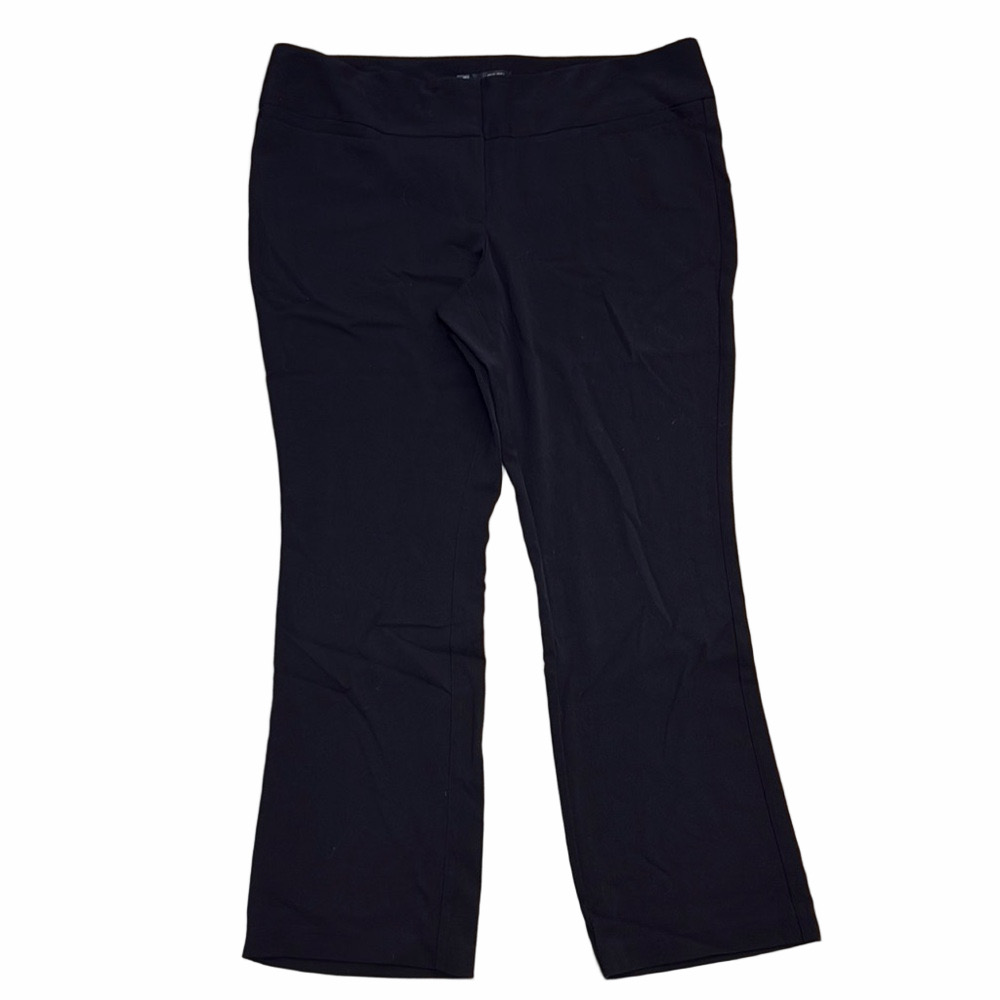 Maurices Size 18 Black Bootcut Stretch Trousers Work Career Pants